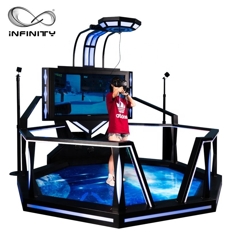 Large Space VR Walker Boxing Machine 9D Vr Game Simulator Kat Walk VR