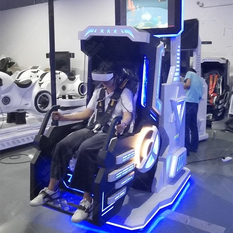 Cheap Vr Equipments Vr Chair Falls Over Videos Games Realidad Coin Operated  360 Vr Simulator 9D Virtual Reality Roller Coaster