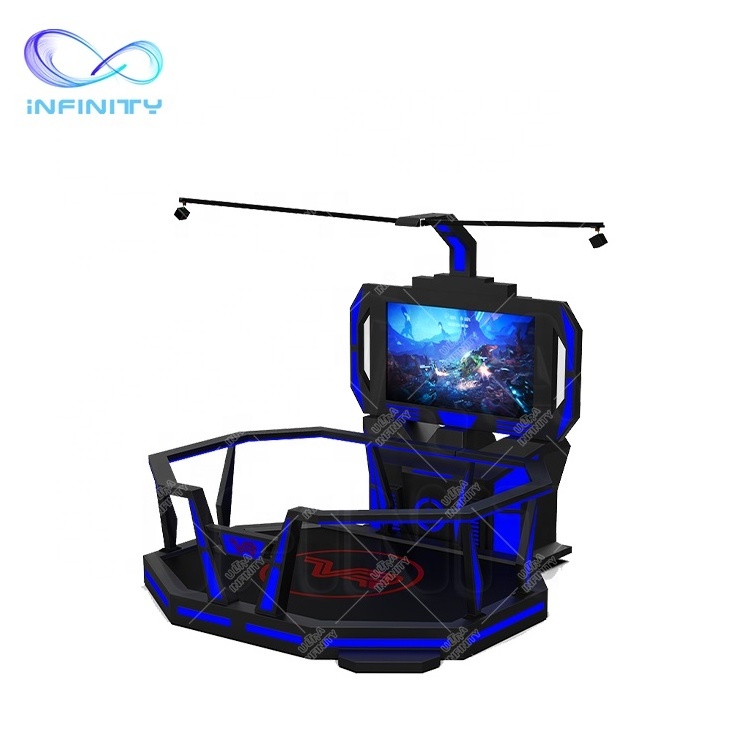 9d vr gaming zone vr dark mars cinema simulator virtual reality standing platform with controller