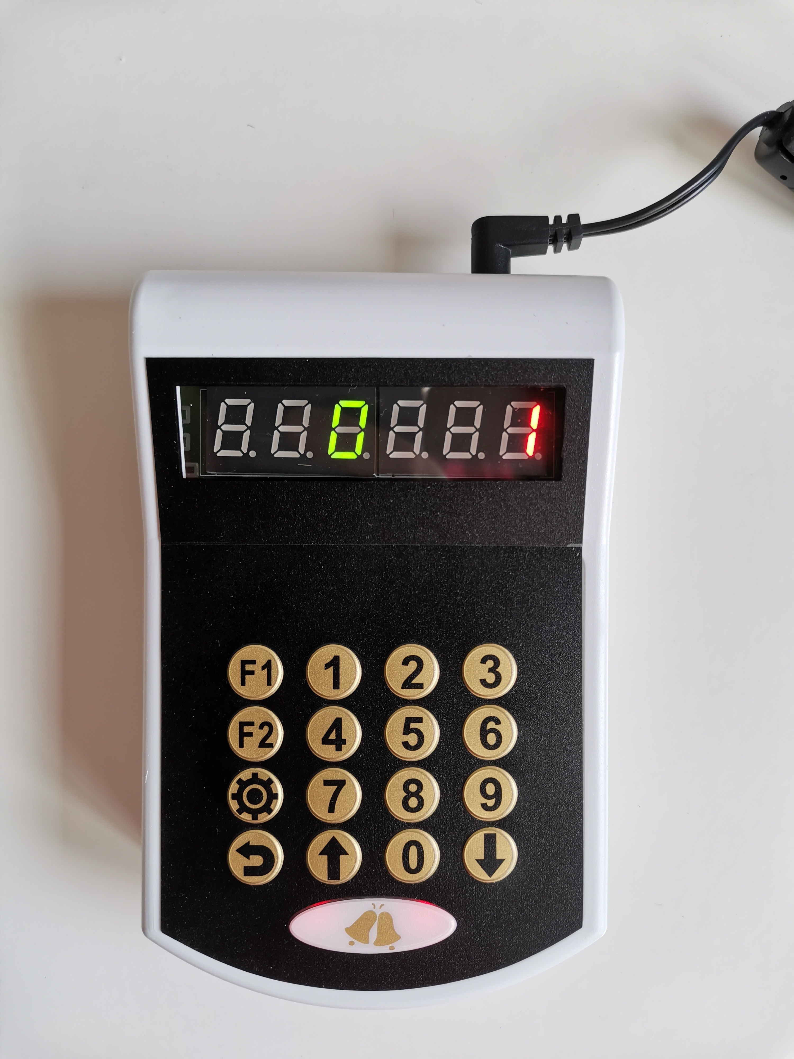 Ex-factory LED counter display with call pad set simple waiting queue number calling system