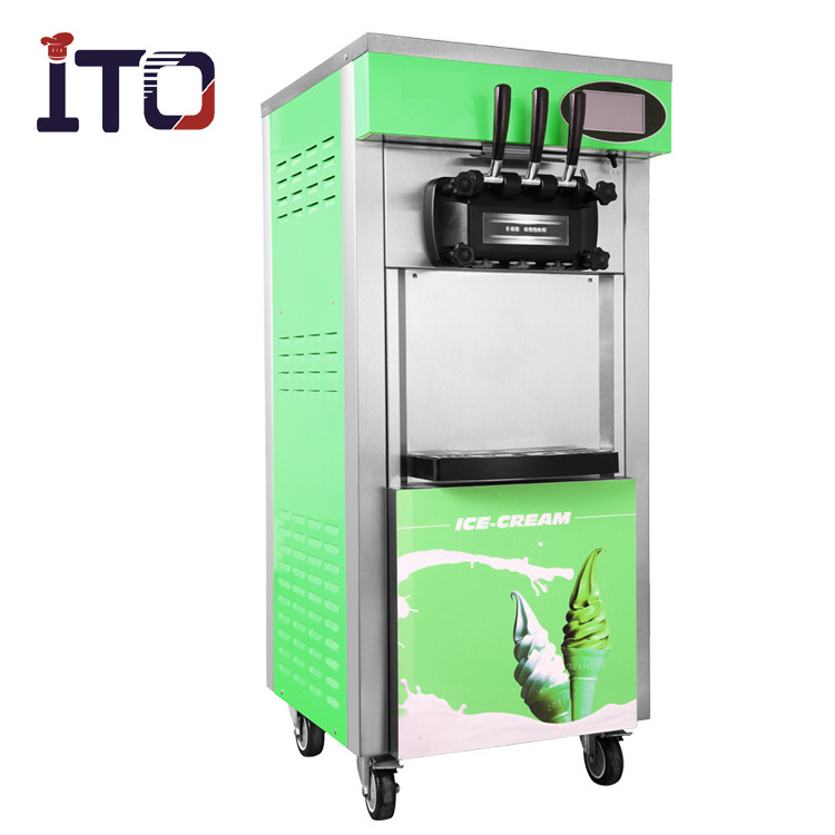 Custom multi-style soft ice creme machine machine per gelato soft ice cream vending machine