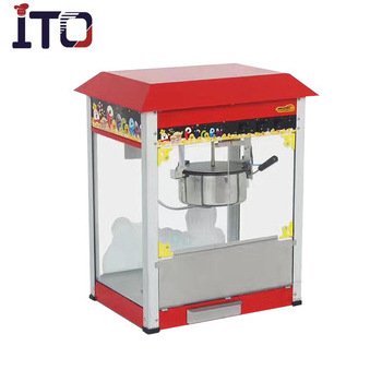 ASQ P6BC automatic tabletop 8 Oz old fashioned electric industrial commercial caramel popcorn making machine