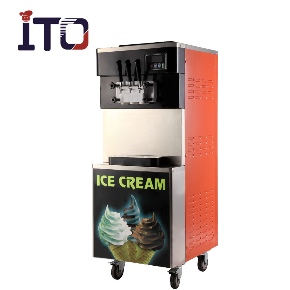 Automatic Yogurt Soft Serve Ice Cream Mixer Stainless Steel Ice Cream Machine Other Snack Machines