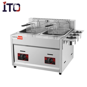 New LPG Gas Chips Fish Deep Fat Fryer