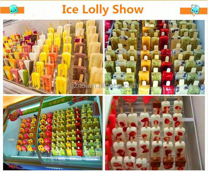 Refrigerator ice block lollipop making machine automatic ice lolly cream popsicle making machine commercial ice popsicle machine