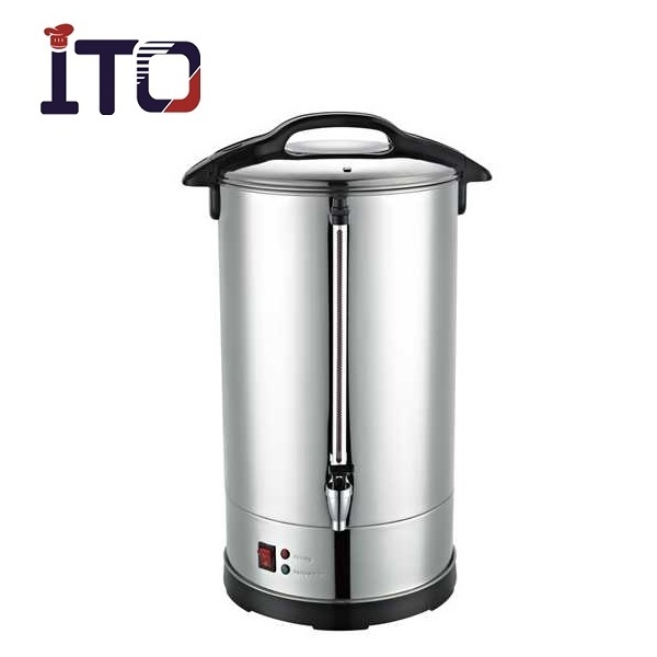 Catering Equipment Convenient Heated Hot Water Boiler Bucket Stainless steel Coffee Dispenser Electric Coffee Urn