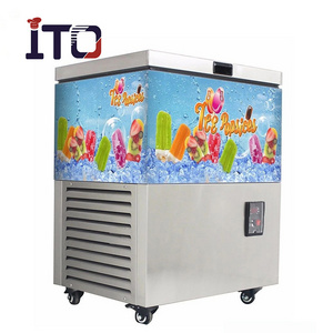 Refrigerator ice block lollipop making machine automatic ice lolly cream popsicle making machine commercial ice popsicle machine