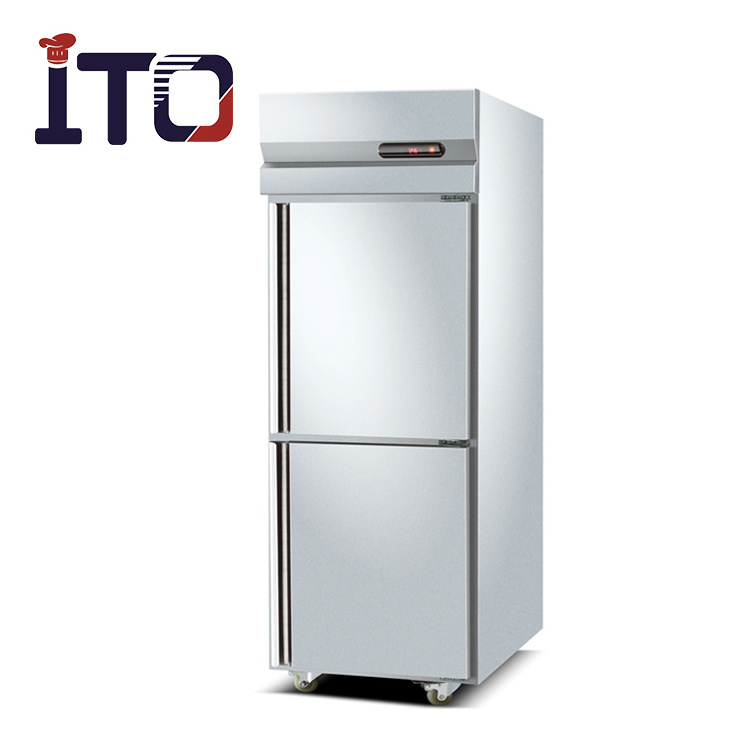 Factory price dough freezer commercial upright chiller display fridge stainless steel baking drink beverage refrigerator