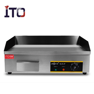 Counter Top Stainless Steel  Electric Kitchen Equipment Griddle/Griddle Electric # ITO-818