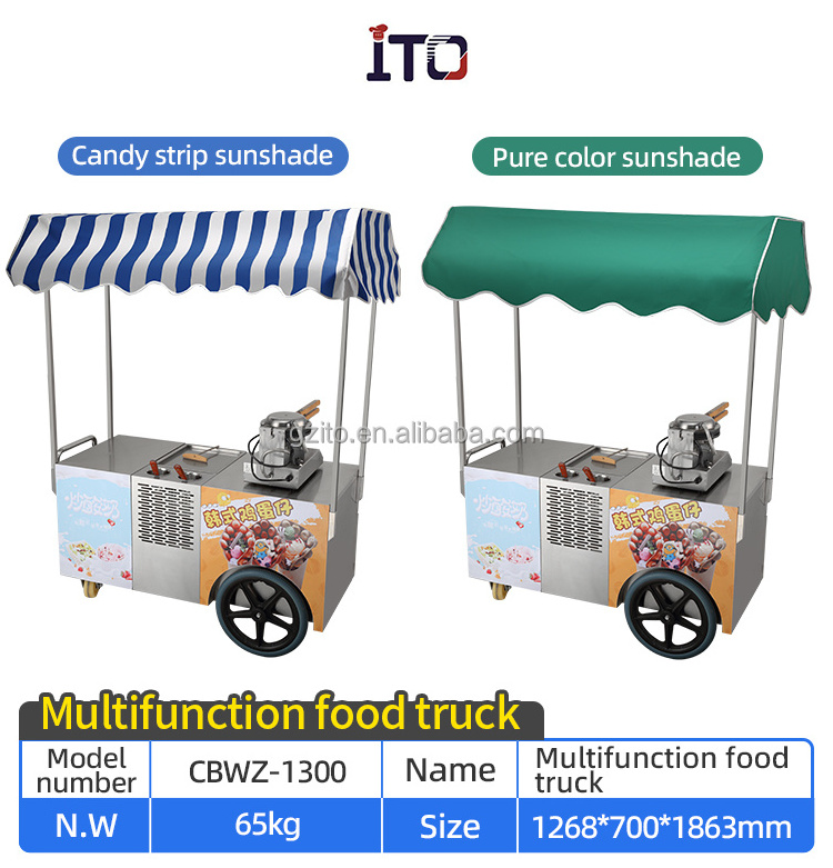 Electric used mobile food trucks cart food truck cars  for sale ghana for sale