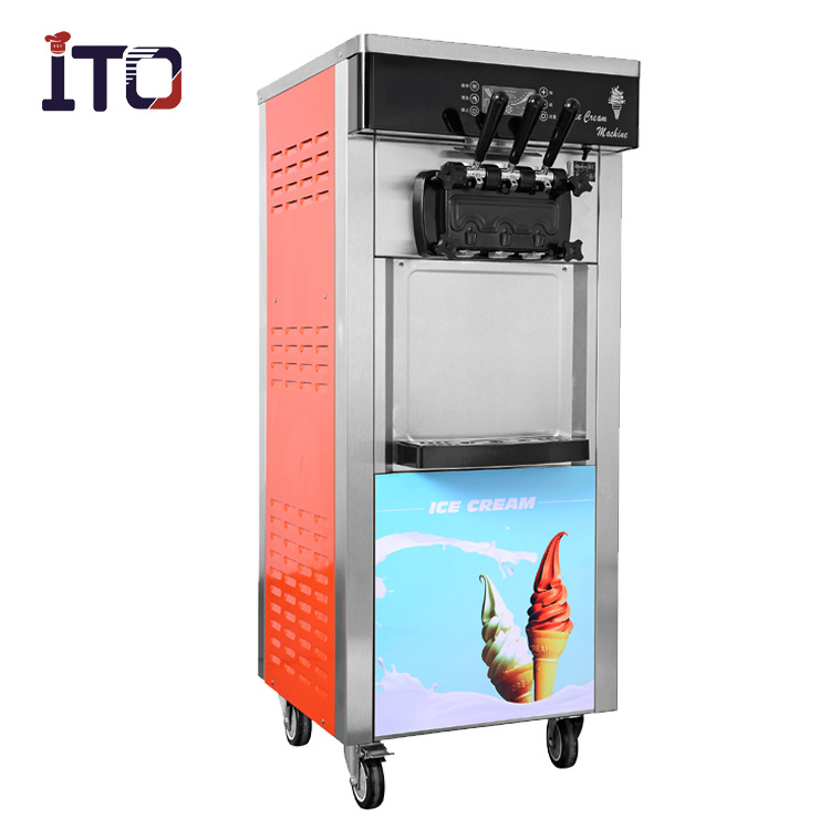 Portable Commercial Fruit Ice Cream Maker Fashion Frozen Ice Cream Machine