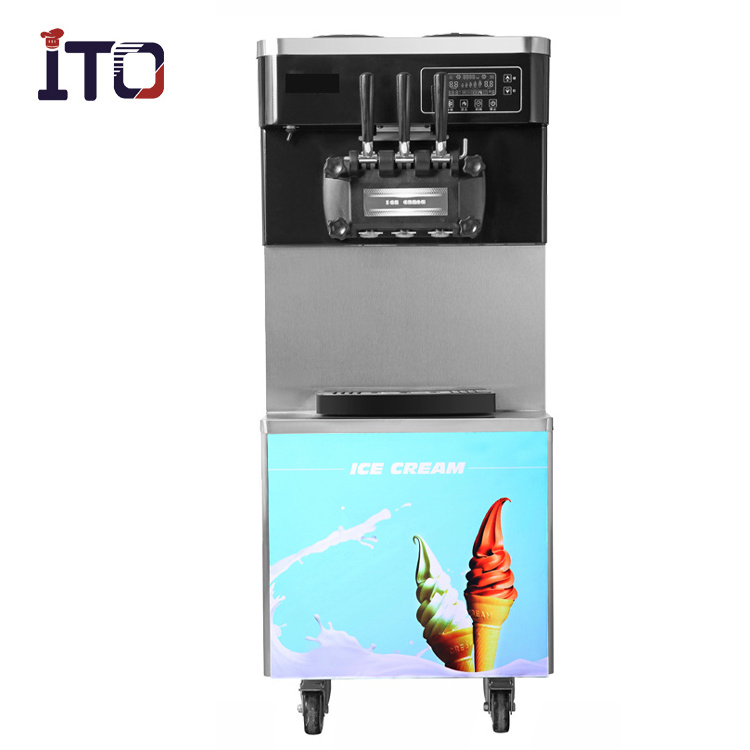 Automatic Yogurt Soft Serve Ice Cream Mixer Stainless Steel Ice Cream Machine Other Snack Machines