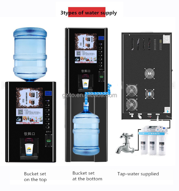 Hotel equipment commercial Instant coffee vending machine/ milk tea juice coffee maker