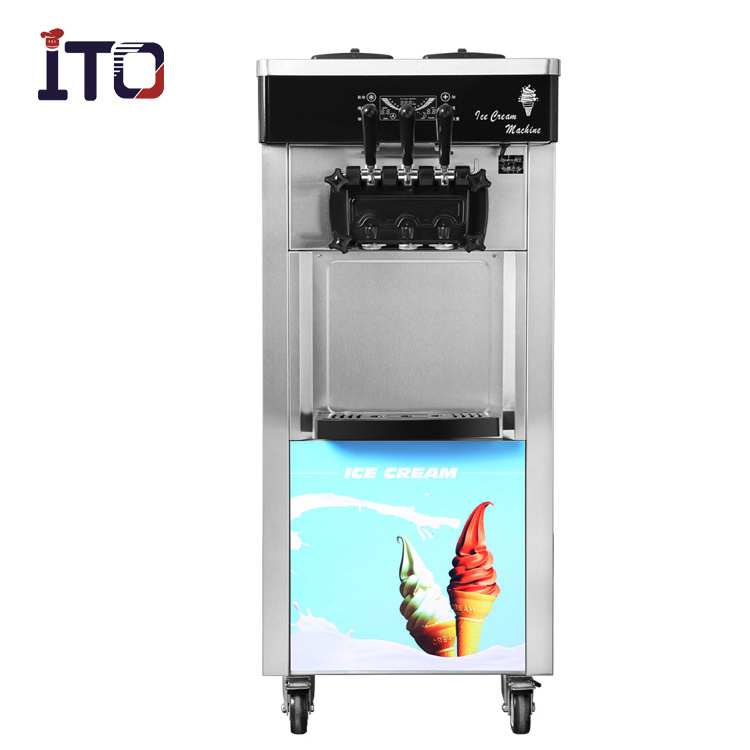 Portable Commercial Fruit Ice Cream Maker Fashion Frozen Ice Cream Machine