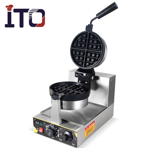 Factory Price Automatic Snack Equipment Cake Waffle Baker Machine/Commercial Rotary Egg Waffle Maker