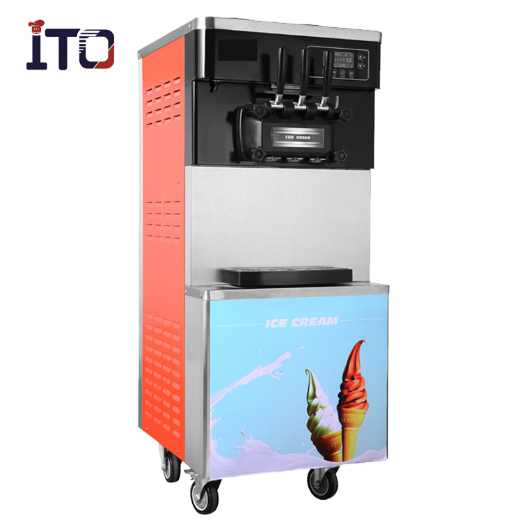 Automatic Yogurt Soft Serve Ice Cream Mixer Stainless Steel Ice Cream Machine Other Snack Machines