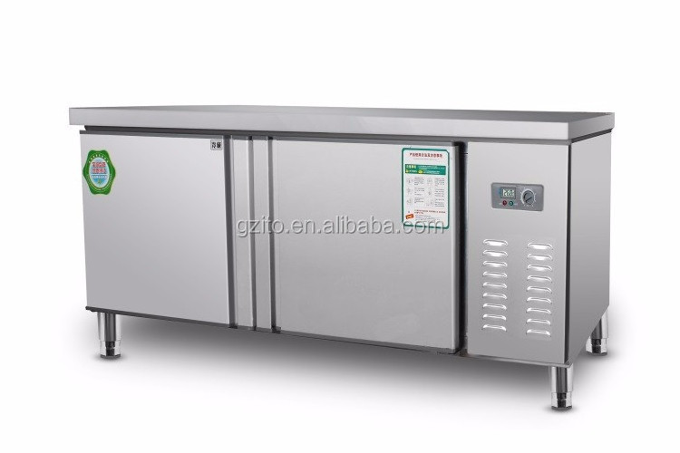 Factory price dough freezer commercial upright chiller display fridge stainless steel baking drink beverage refrigerator