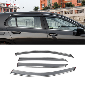 Car Door Rain Guard Side Window Sun Visor Wind Deflector Guards Vent Visor For vw golf 8 mk8 gti pro R-Line accessory