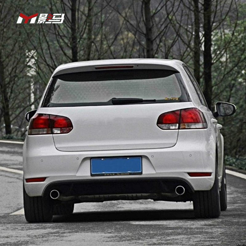 Car Bumpers ABS gti Style Rear Diffuser Lip body kit For vw golf 6 mk6 2008 2009 2010 2011 2012