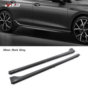 R Sports style Universal Side Skirts Lip Extension For For vw golf 8 mk8 GTI R-Line pro 2021 2022 2023 body kit