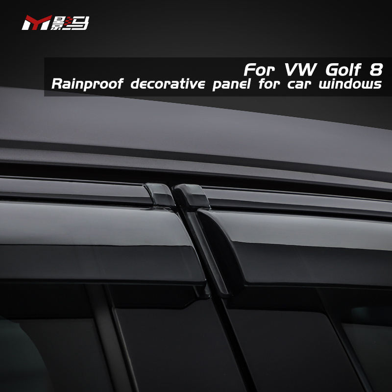 Car Door Rain Guard Side Window Sun Visor Wind Deflector Guards Vent Visor For vw golf 8 mk8 gti pro R-Line accessory