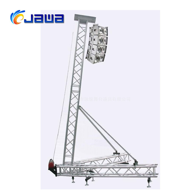 Customized Height Speaker Truss, Line Array Speaker Lighting Truss Stand Tower Lift for Concert