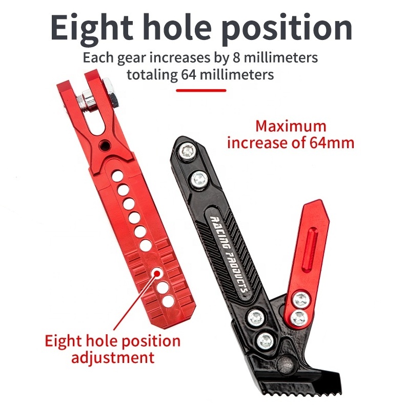 Motorcycle Modified Aluminum Alloy Adjustable Parking Side Support Frame Motorcycle Kickstand CNC Foot Side Stand