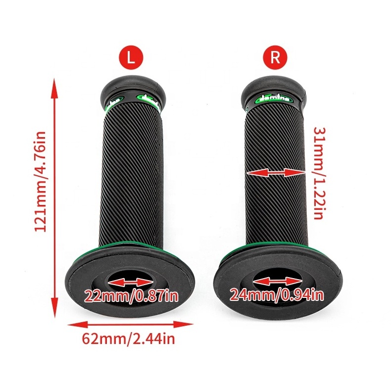 Modified Accessories Dirt Bike Motorbike Non-Slip Comfort Rubber Grips Glue Universal 22mm 7/8