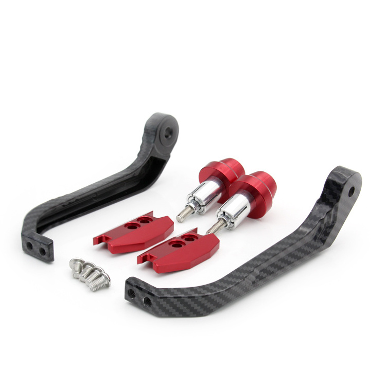 Factory Supplies Aluminium Alloy Brake Clutch Lever Handle Protection Handguard Carbon Hand Guard Motorcycle Parts