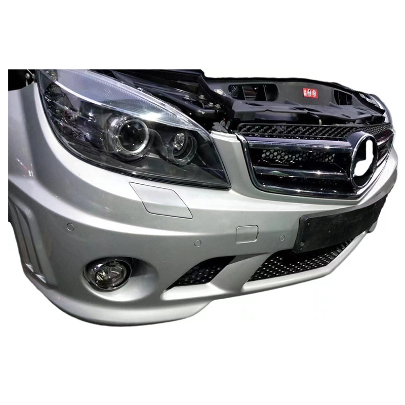 Factory Direct Car Bumper For Mercedes 2007-2010 W204 C63 AMG Front Bumper Body Kit