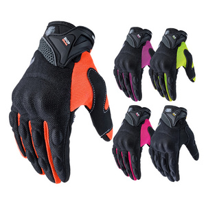 SUOMY Summer Motorcycle Riding Gloves Touch Screen Motocross Racing Gloves Breathable Sports Motorbike Cycling Bike Hand Gloves