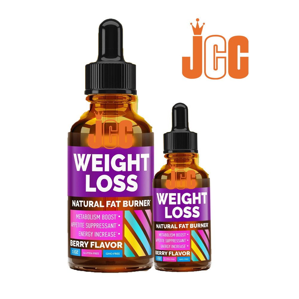 Private Label Weight Loss fell less hungry natural fat burner Metabolism boost appetite supperssant energy incraese vegan drops