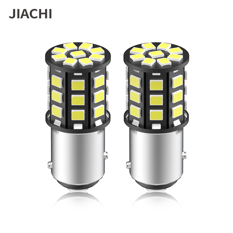 JIACHI FACTORY 12V White P21W 1156 BA15S 1157 33 2835 SMD 3157 7443 Led Bulb 800LM Vehicle Backup Lamp Turn Signal Parking Light