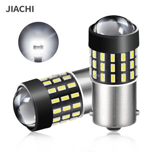 JIACHI FACTORY 1156 BA15S 7506 1073 1095 1141 Led Light Bulb 3014 54 Chipsets 650 Lumen Replace for Signal Back Up Stop RV Light