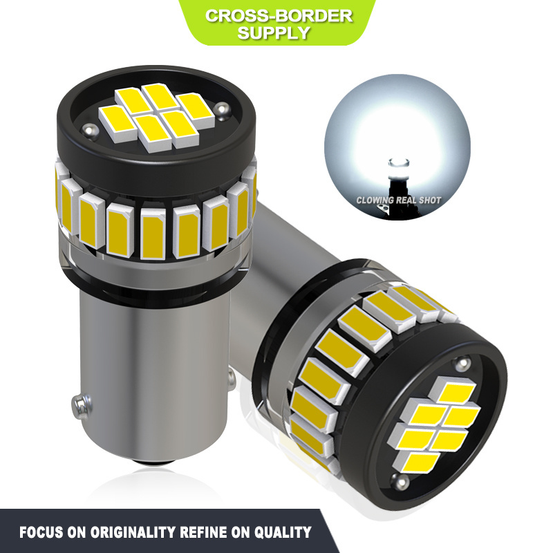 JiaChi Factory 10PCS BA9S Led Lamp Holder High Power 18 Watts 12v No Error BAX9S BAY9S LED Lights Socket Interior Bulb 3014 Chip