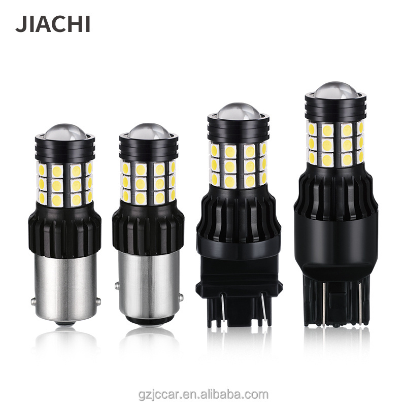 JiaChi Factory Super Bright 3156 3157 Led Switchback Turn Signal 31SMD 2835 Chip Lamps P27W T25 P27/7W Auto Car Tail Bulbs Light