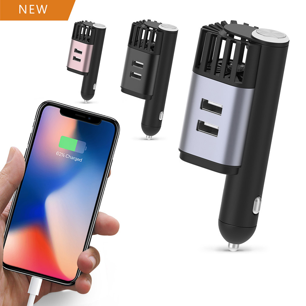 OEM Original Manufacturer Factory Wholesale Ionkini Car Charger Negative Ion Smart Air Cleaner Ionizer Mini Car Air Purifier