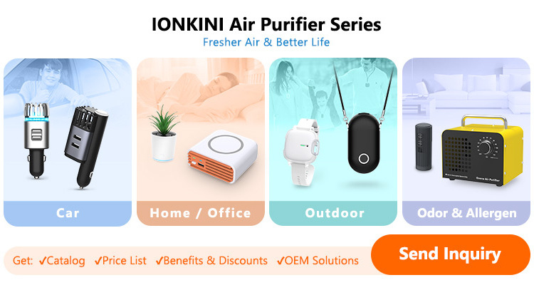 Portable Ozone Air Freshener Machine Home Car Shoe Cabinet Closet Odor Remover Bad Smell Smoke Pet Toilet Odor Eliminator