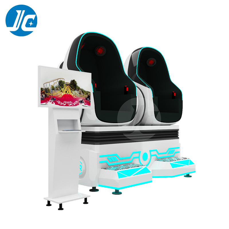 Game Park Roller Coaster 9D VR Chair With 3D Virtual Reality Glass 2 Seater VR Egg Machine VR Chair 9d Virtual Reality