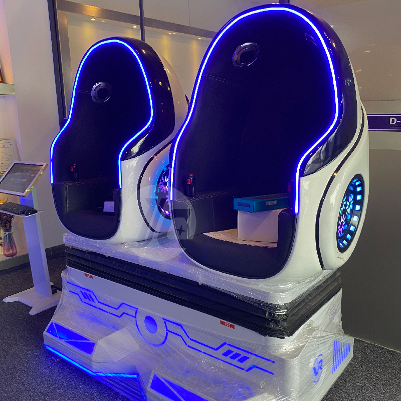 Game Park Roller Coaster 9D VR Chair With 3D Virtual Reality Glass 2 Seater VR Egg Machine VR Chair 9d Virtual Reality