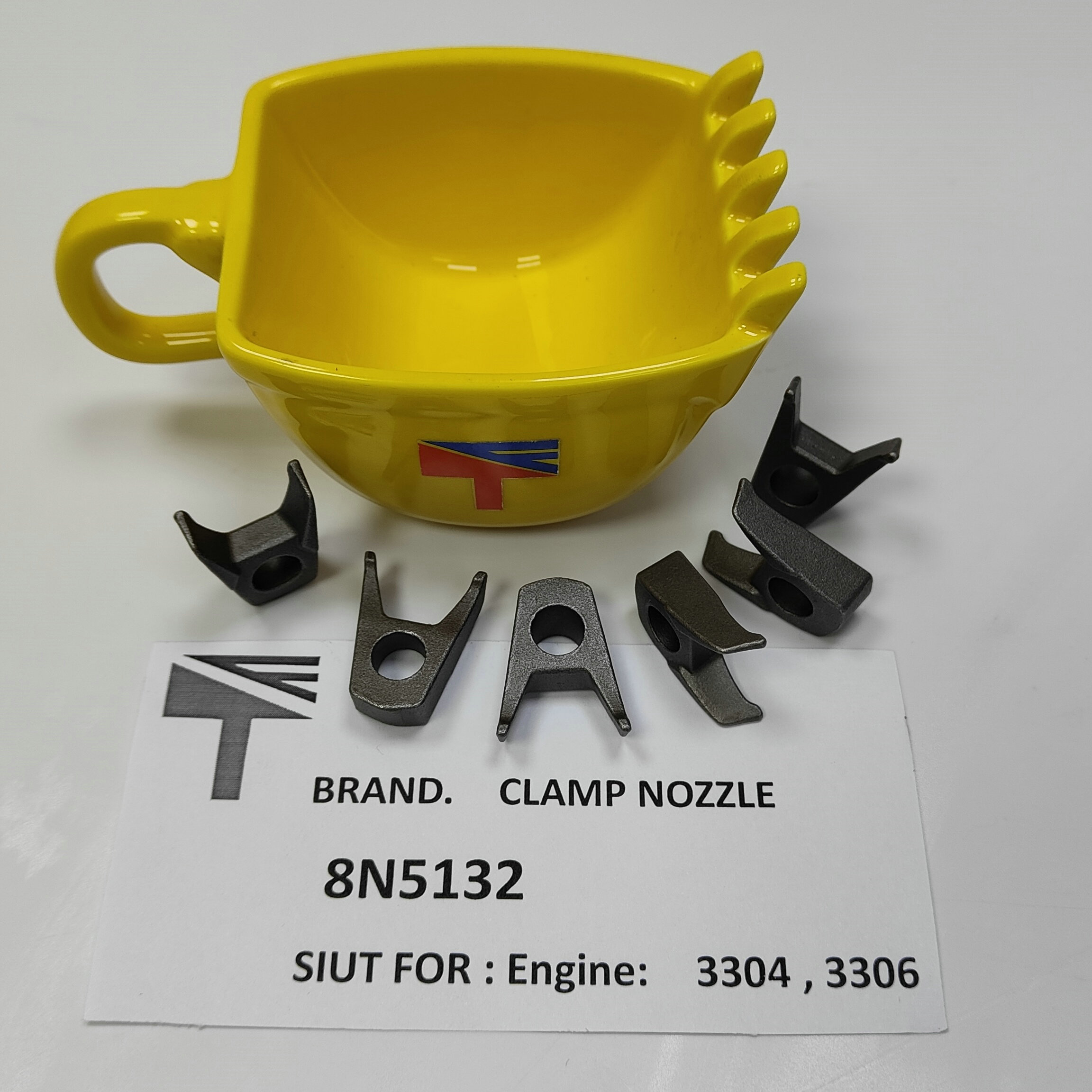 CLAMP NOZZLE 8N5132 for 3304 3306 excavator 3204 3306 engine