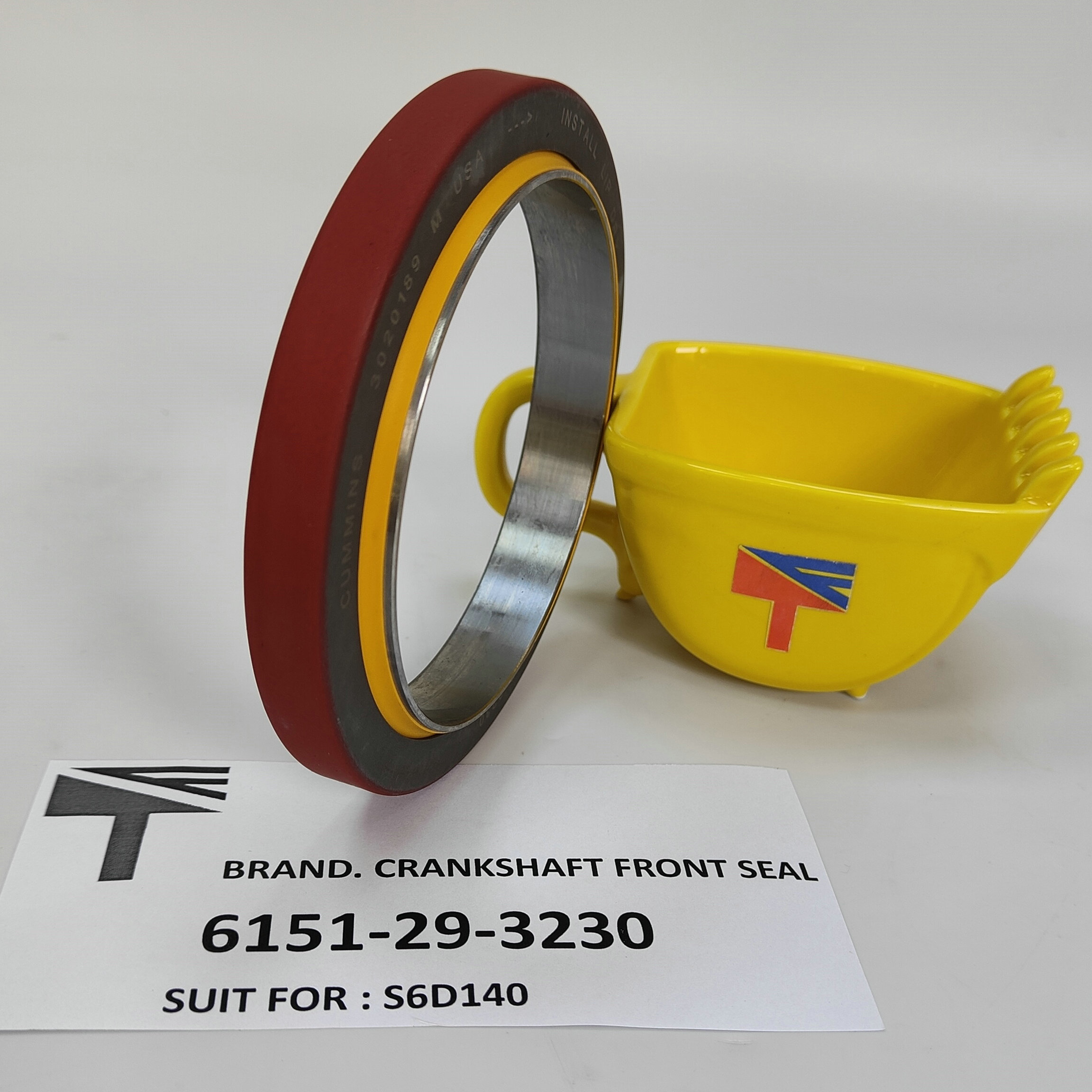 MACHINERY engine CRANKSHAFT FRONT seal 6151-29-3230 FOR ENGINE S6D140 EXCAVATOR PC650-8 WA500-1 WA500-3 D155A-3 D155A-5