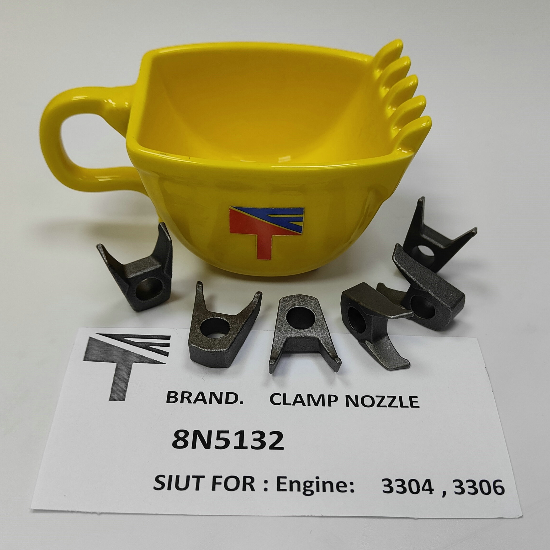 CLAMP NOZZLE 8N5132 for 3304 3306 excavator 3204 3306 engine