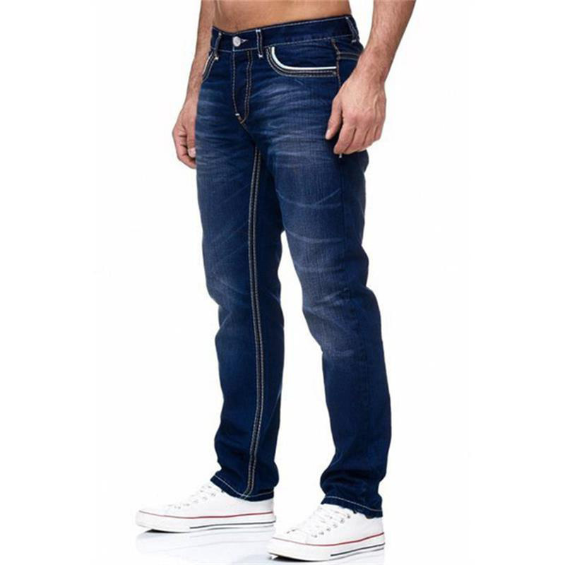 High Quality Classic Stacked Pants, Denim Jeans for Men Custom Slim MicroFlared Trousers/