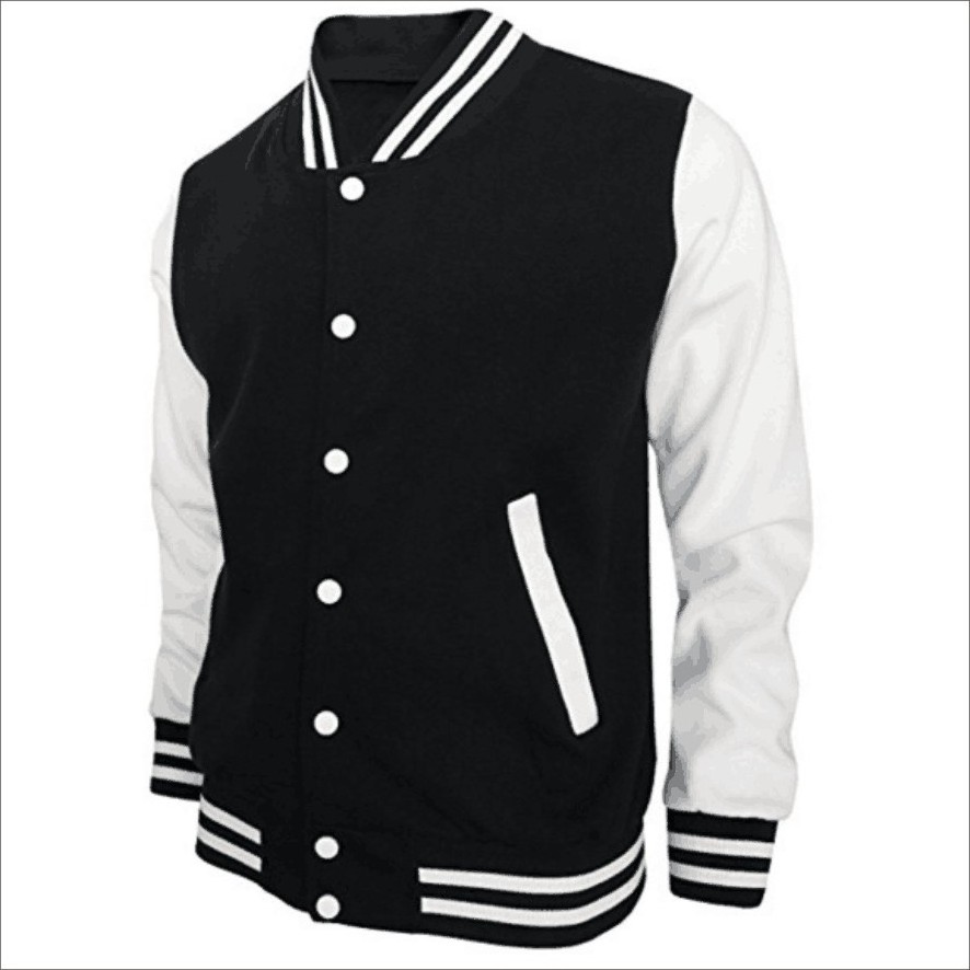 Custom Men No Zipper Jumper Baseball Bomber Varsity Jacket Wholesale