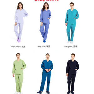 Nursing Uniforms Wholesale Scrubs Medical  Uniform Nurse Scrubs Uniforms Dets Nursing Women Men Set Scrubs