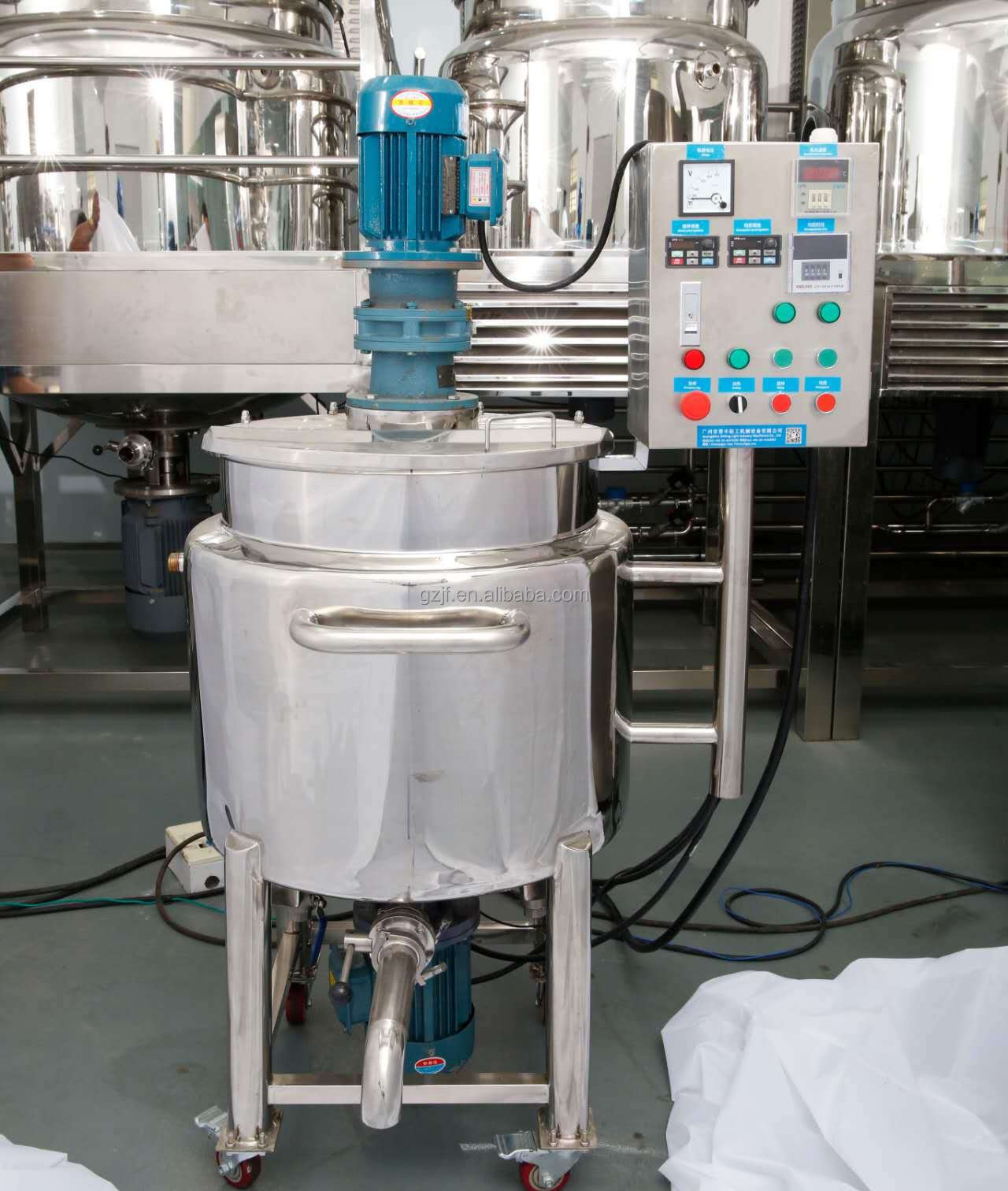 Stainless steel wax mixer detergent mixing tank ace mixing machine for liquid soap