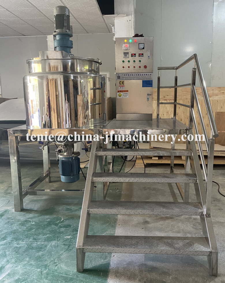 Top sale industrial CE electric steam heating cosmetic shampoo liquid soap paste mixer machine