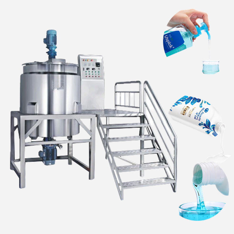 Personal care products milk mixer homogenizer liquid soap mixing machine