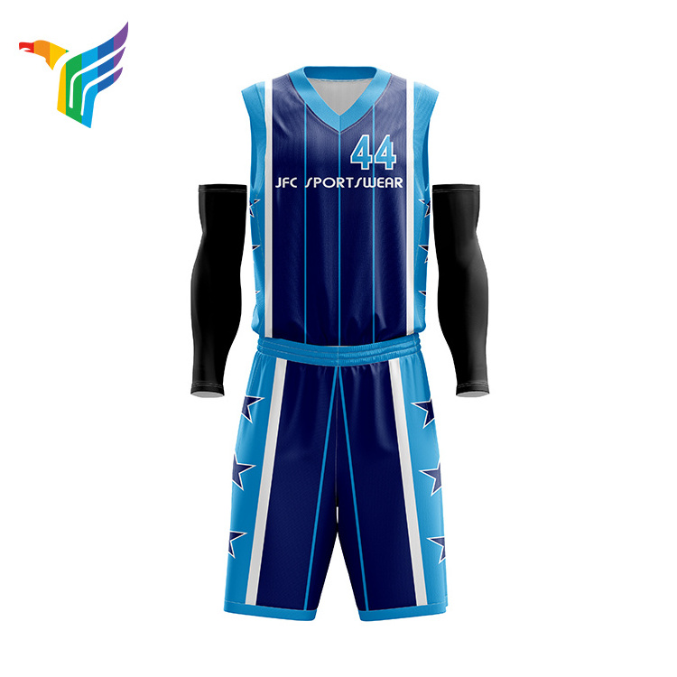 japan basketball jersey blue design